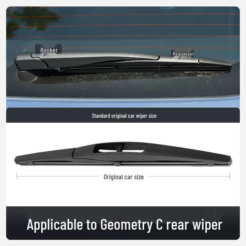 Безкаркасные бесшумные дворники Geely Geometry C - Передние и задние резиновые полоски