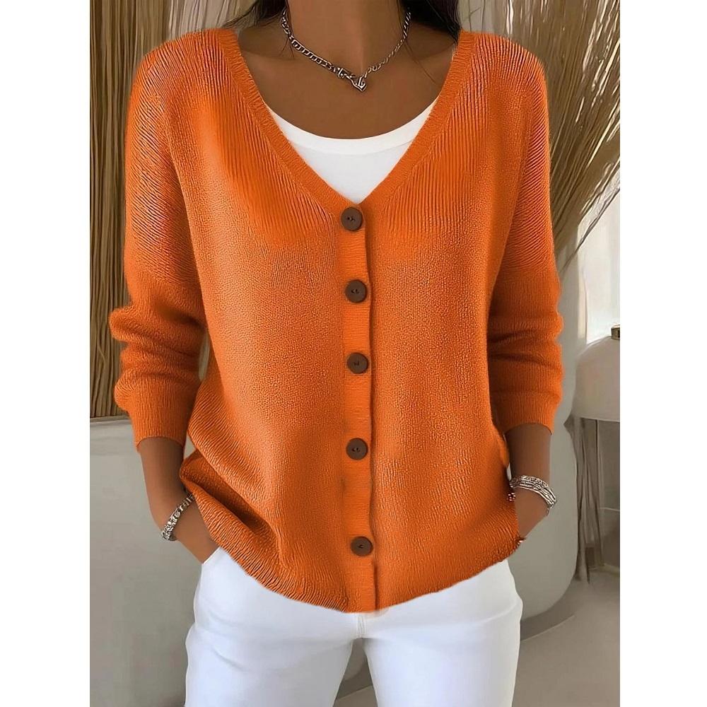 Женские однобортные кардиганы-свитеры с V-образным вырезом и длинными рукавами, пальто, трикотажная верхняя одежда с длинными рукавами, куртки