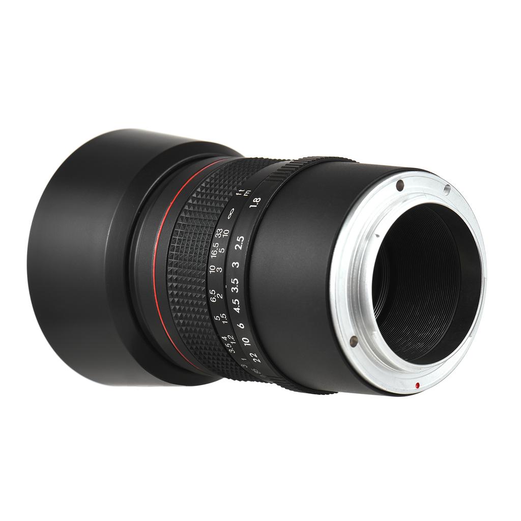 Andoer Средний телеобъектив 85 мм F1,8, полнокадровый портретный объектив с большой диафрагмой, ручная фокусировка