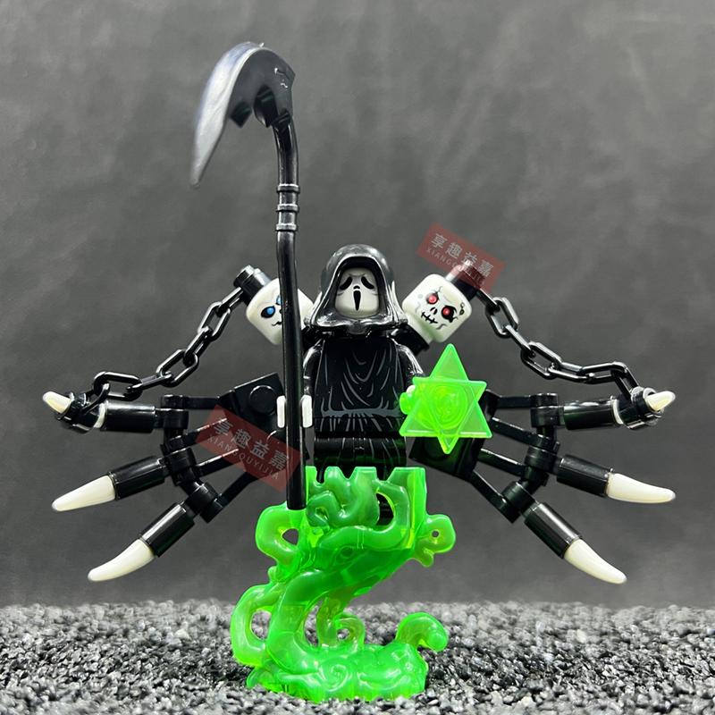 New Halloween Horror Movie Skeleton Hero Building Blocks Model Bricks Mini Action Toy Figures Toy Gift for Children