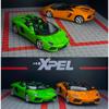 1/24 масштаб Lambo Aventador, литая под давлением модель автомобиля, игрушечный автомобиль с откатным механизмом, звуком и светом для детей, коллекция подарков для мальчиков и девочек