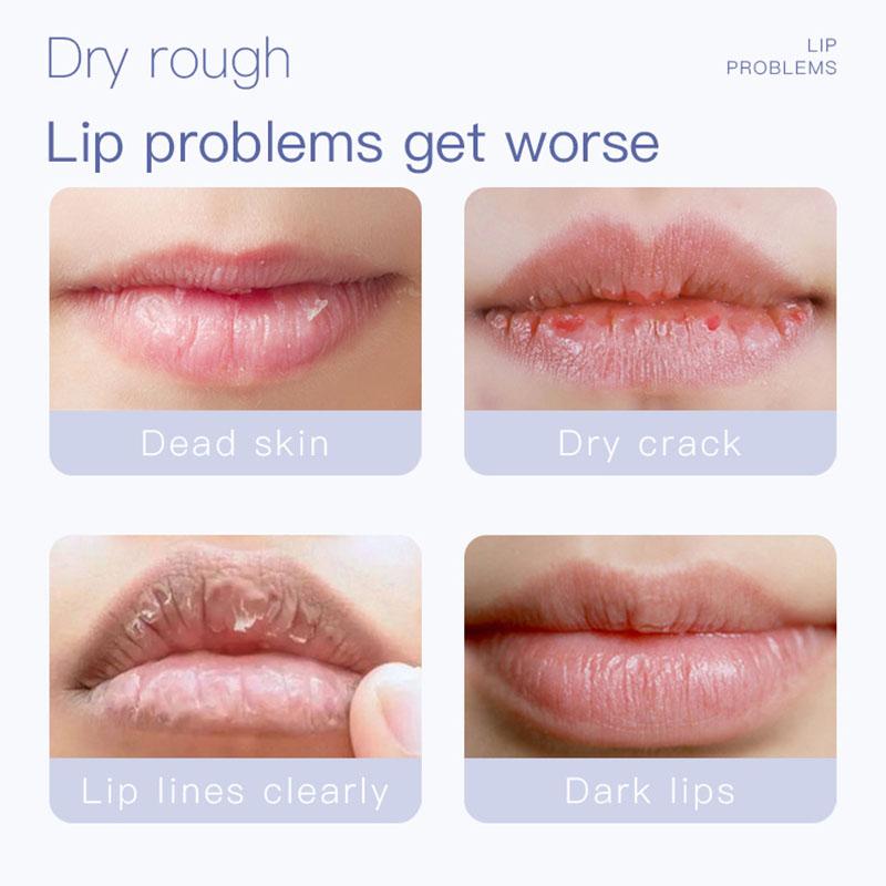 Отшелушивающая маска для губ Увлажняющий увлажняющий скраб Мягкая текстура Увлажняющий уход Бальзам для губ