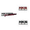 Металлическая 3D-наклейка HKS для автомобилей Honda