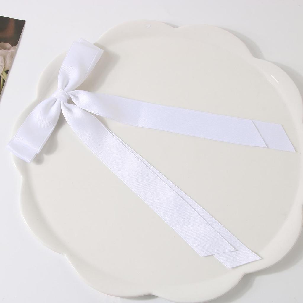 Заколка-уточка с бантом в балетном стиле 4 см: Дофаминовый Сладкий Плетеный Аксессуар для Волос