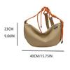 Half-moon Shape Dumpling Shoulder Bag Waterproof Sports Message Bag  Female/Male