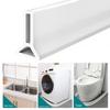 100/200CM Collapsible Shower Threshold Water Dam Self Adhesive Silicone Waterproof Barrier Strip Kitchen Bathroom Dry Wet Separation Bendable