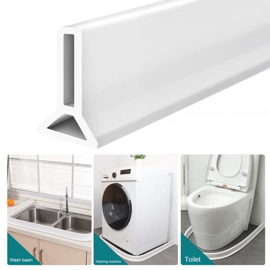 100/200 см складной порог для душа, водонепроницаемая самоклеящаяся силиконовая барьерная полоса для кухни, ванной, сухого и влажного разделения, сгибаемая
