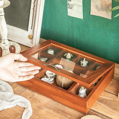 12 сеток, украшения, держатель для часов из цельного дерева, ящик для хранения, органайзер, стойка, настольная витрина, ювелирные изделия