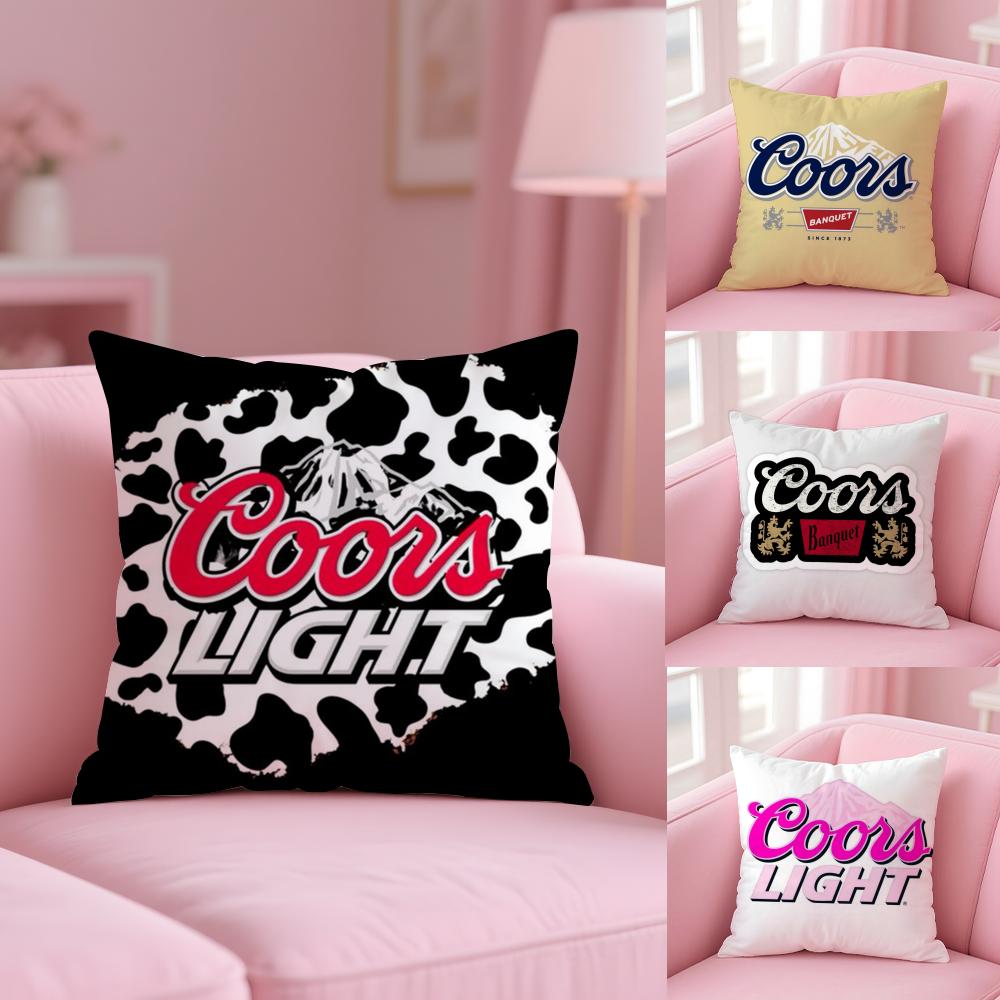 Классическая наволочка C-Coors Плюшевая ткань Мягкая Двусторонняя Печатная Диванная Теплая Зимняя Домашний Подарок Наволочка