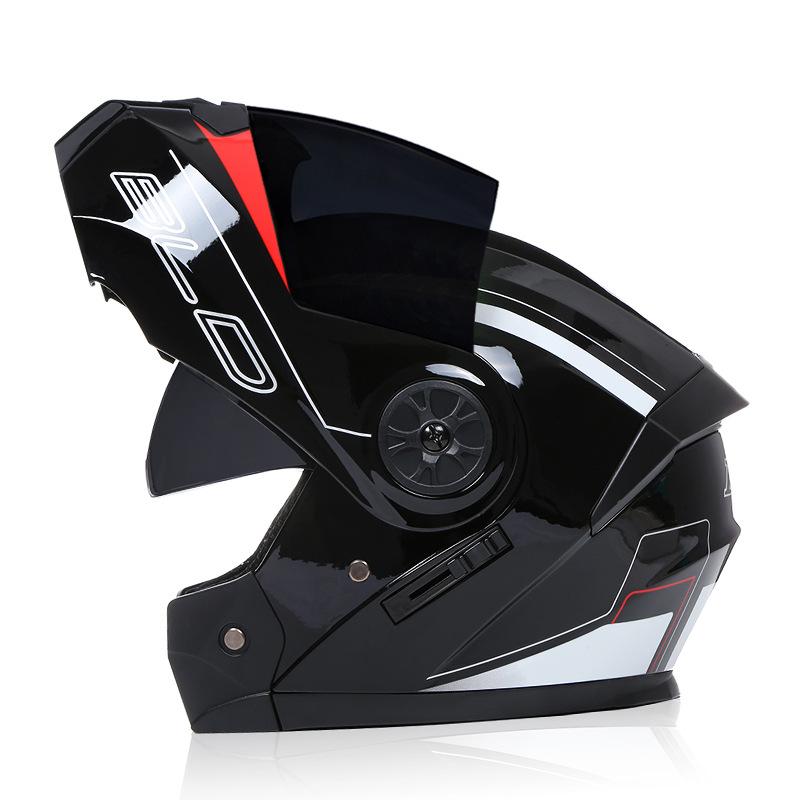 Одобренный DOT Персонализированный откидной мотоциклетный шлем для мужчин и женщин Безопасный для скоростного спуска Мотокросс Гоночный Модульный Полнолицевой Casco Moto