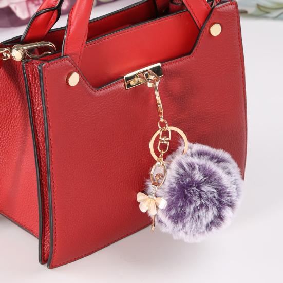 Милый Танцующий Ангел Брелок Подвеска Женский Брелок Держатель Помпоном Сумка Орнамент