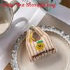 Mini Shopping Bag Plush Keyring With Soft Pp Cotton For Gift And Party Favor