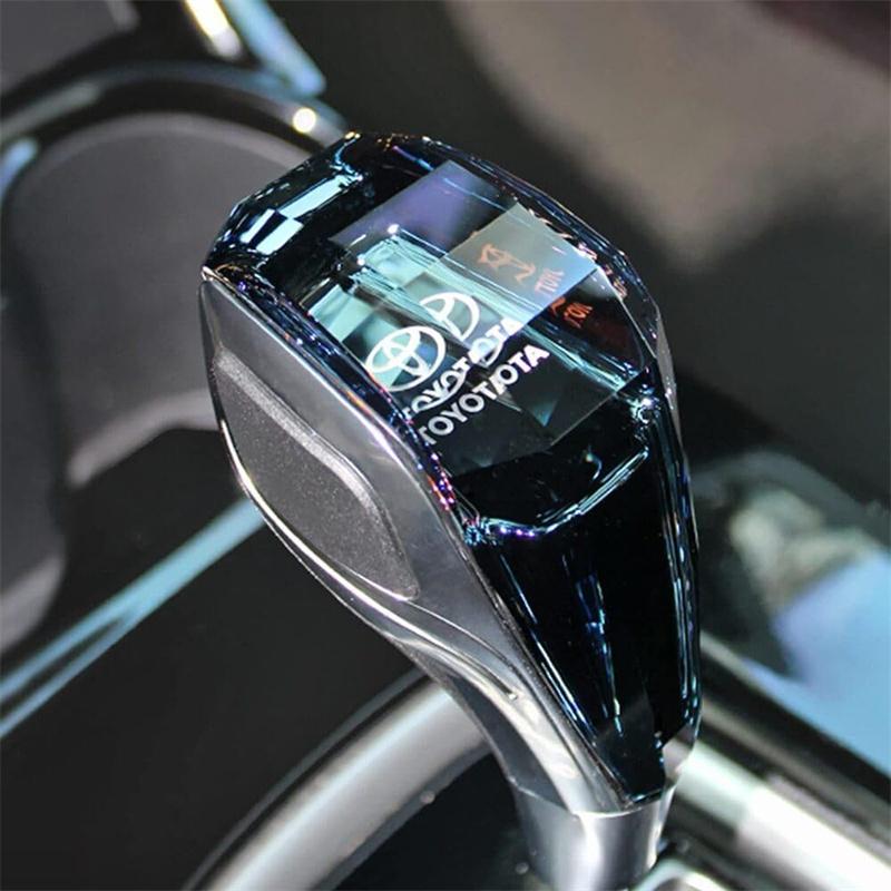 Ручка переключения передач автомобиля 8/10/12 мм три калибра со светодиодной подсветкой для внутренних аксессуаров Toyota