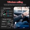 SmartWatch for Men 3ATM Waterproof with Call/LED Flashlight 2.02" HD Screen Smartwatch Compass Fitness Tracker HR/Blood Pressure Monitor Watch