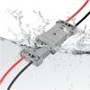 Водонепроницаемый IP68 50 Ампер 6-8 AWG Быстроразъемный соединитель аккумулятора, Водонепроницаемый IP68 Комплект разъемов для перемычки для лебедки, буксировки