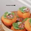 Handmade Persimmon Shaped Scented Candle - Creative Birthday Party Favor