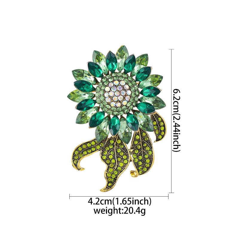 Creative Flower Brooch Versatile Scarf Buckle Anti-Exposure Buckle Corsage Brooch Women'S Accessories