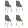 VidaXL 4x Dining Chair Dining Chairs Dining Chairs Kitchen Seats Kitchen Furniture Home Interior 244786
