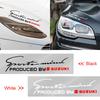 1Pcs Car Front Head Light Eyebrow 3D Sticker Decorator Sport Design for Jimny Samurai Vitara Swift Baleno SX4 Ignis Alto Splash Swace