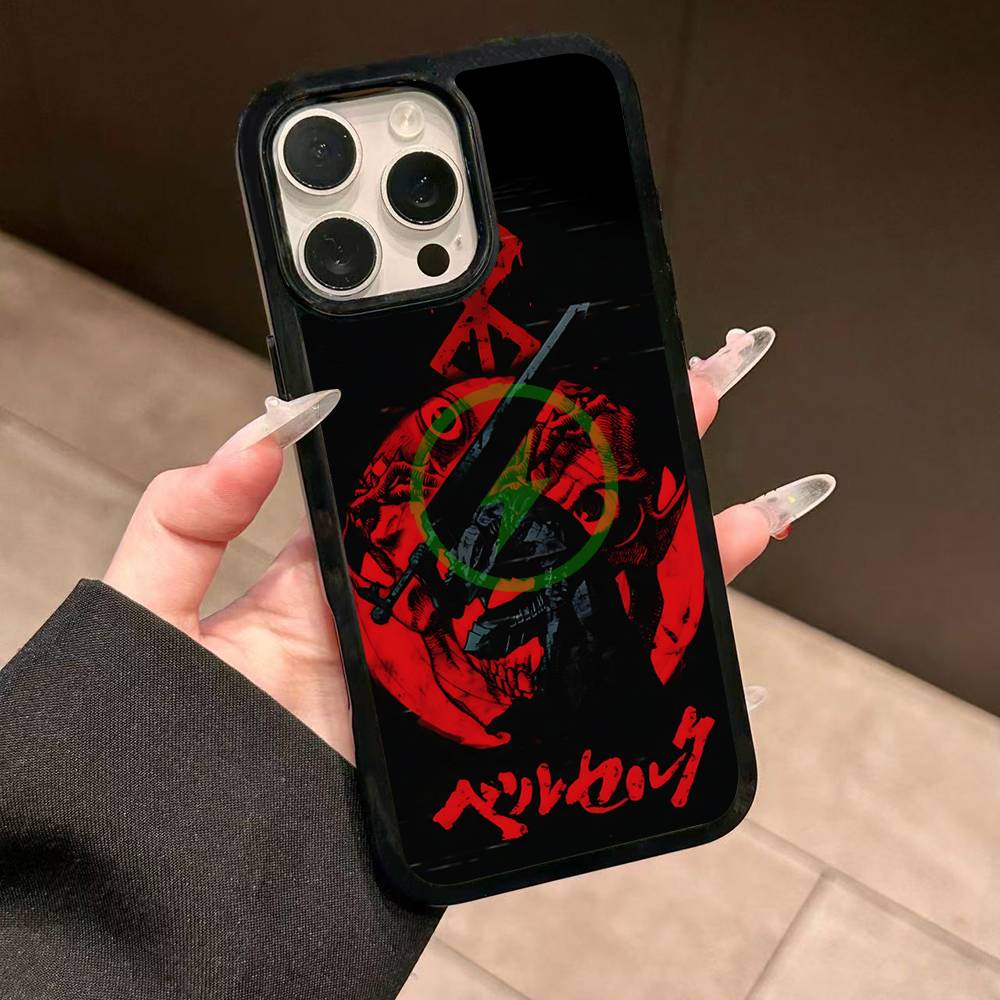 Крутой комиксный чехол Berserk для iPhone 13 14 15 11 12 16 17 Pro Max Plus Для Magsafe Магнитный корпус