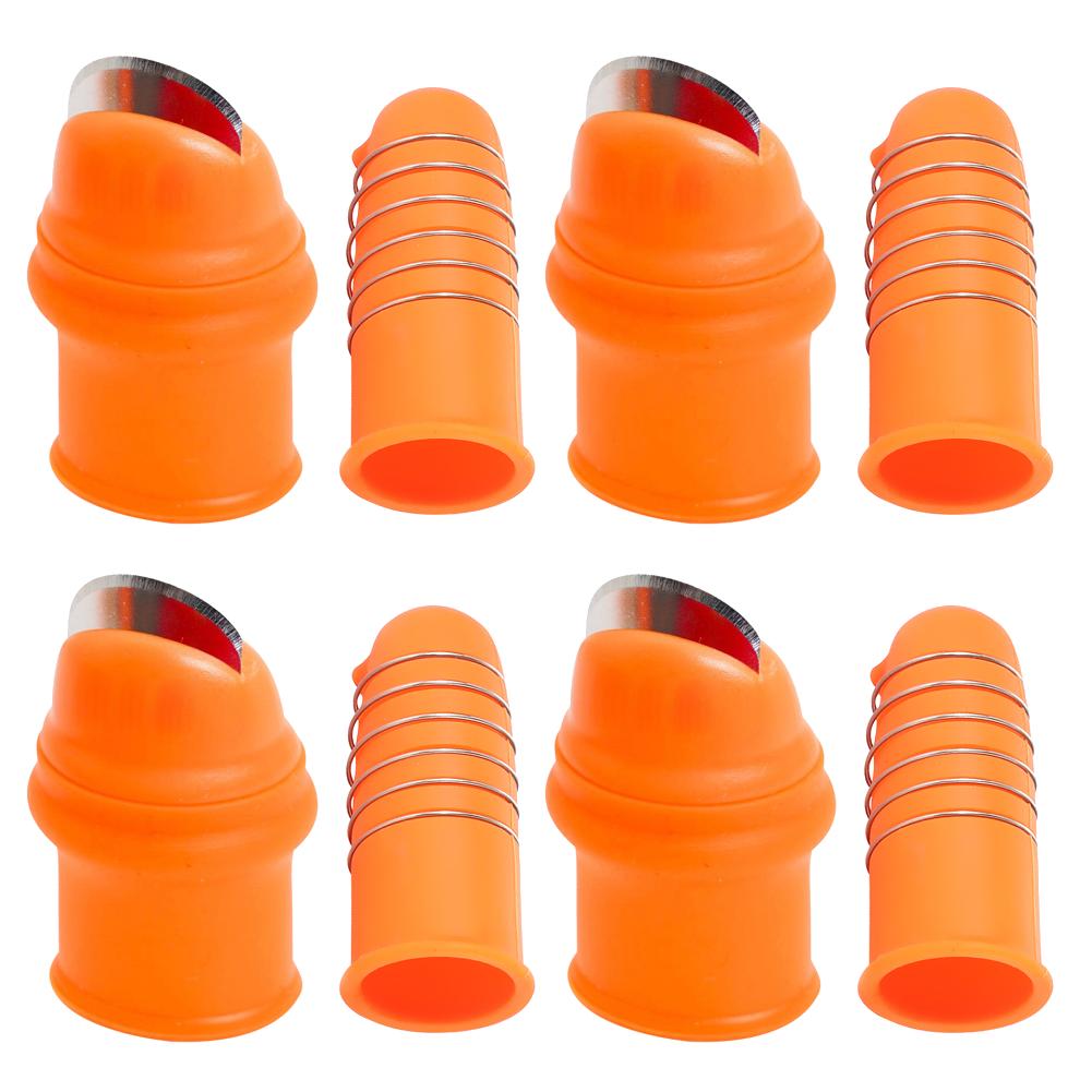 Силиконовый протектор для пальцев, защита для большого пальца, нож для резки, шестеренки, нож для сбора овощей, лезвие для защемления растений, перчатка-ножницы