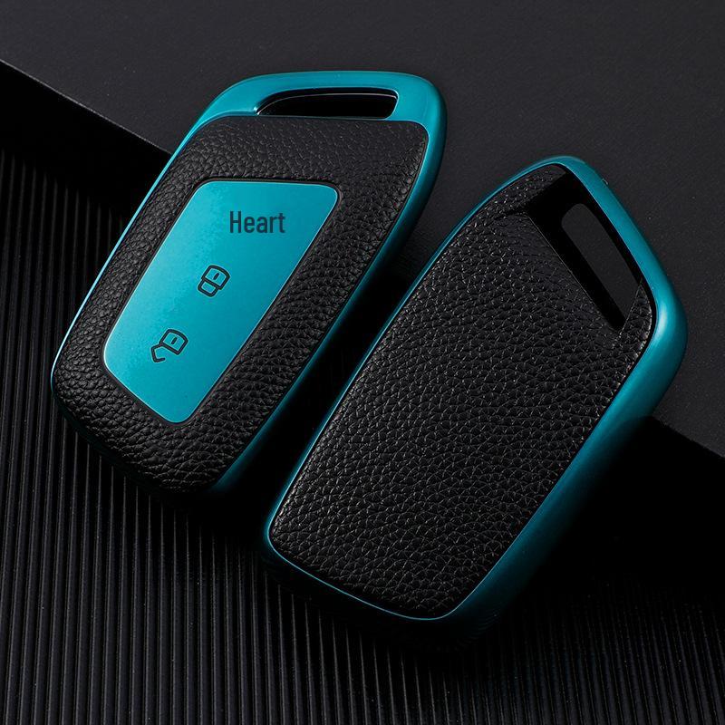 Новый держатель для ключей из кожи с текстурой и мягкой резины для Baojun RC6 RM5 RS5 RS3