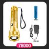 Special Forces Rechargeable Ultra-Bright Long-Range Flashlight for Outdoor, Patrol, Emergency, and Household Use