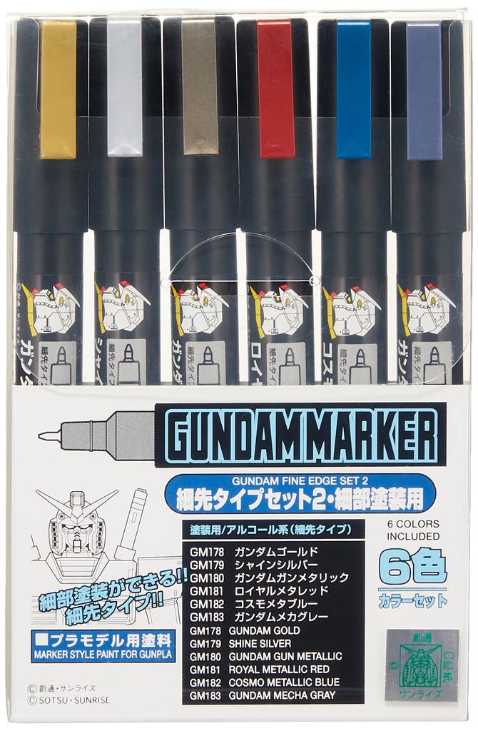 GSI Creos Gundam Marker Fine Point Type Set 2