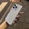 Мягкий прозрачный чехол с блестками для iPhone 17 11 12 13 14 15 16 Pro Max 14 15 16 Plus Ударопрочный силиконовый прозрачный бампер