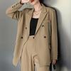 Костюм-пальто, женский весенне-осенний свободный костюм оверсайз, трендовый блейзер