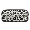 Pencil Pouch Printed 300D Polyester Full Zipper Closure with Main Storage Mesh Pocket and Organized Pen Holders for Boys Girls