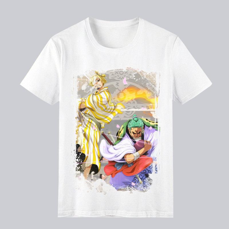 One Piece Printed Pattern Tshirt Luffys Domineering Casual Comfortable and Highquality Cotton Parentchild Wear