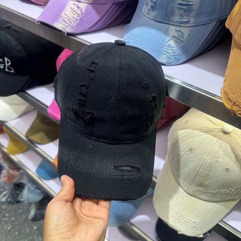 2024 New Adult Vintage Baseball Cap girls personality washed Peaked Cap male and female couples outdoor shopping Sunscreen Hat
