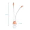Booger Infant Care Nasal Aspirator Vacuum Suction Nose Cleaner Tool Silicone Pipe