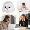 Yousheng 1/5Pcs Stress Relief Octopus Toy Slow Rising Bubble Popping Octopus Squeeze Toy Soft TPR Transparent Octopus Fidget Sensory Toy