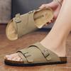 Тапочки Летние шлепанцы для мужчин Пляжные тапочки Коричневые сандалии Удобная мягкая обувь Нескользящая обувь для ванной Мужские шлепанцы