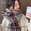 FitonTon Women's Plaid Winter Scarf and Shawl