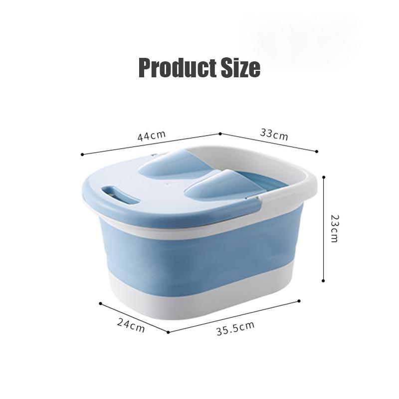 Mengni Портативная складная массажная ванна для ног для домашнего складного ведра, экономия места, принадлежности для кемпинга, аксессуары для домашней ванной комнаты