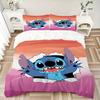 3pcs Stitch Bedding Set, 1 Soft Quilt Cover + 2 Pillowcases, Machine Washable, Suitable for All Seasons, Perfect Gift for Family and Friends