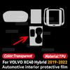 Для VOLVO XC40 Hybrid 2019-2022 Защитная пленка для экрана центральной консоли салона автомобиля, Защитная наклейка от царапин, Аксессуары