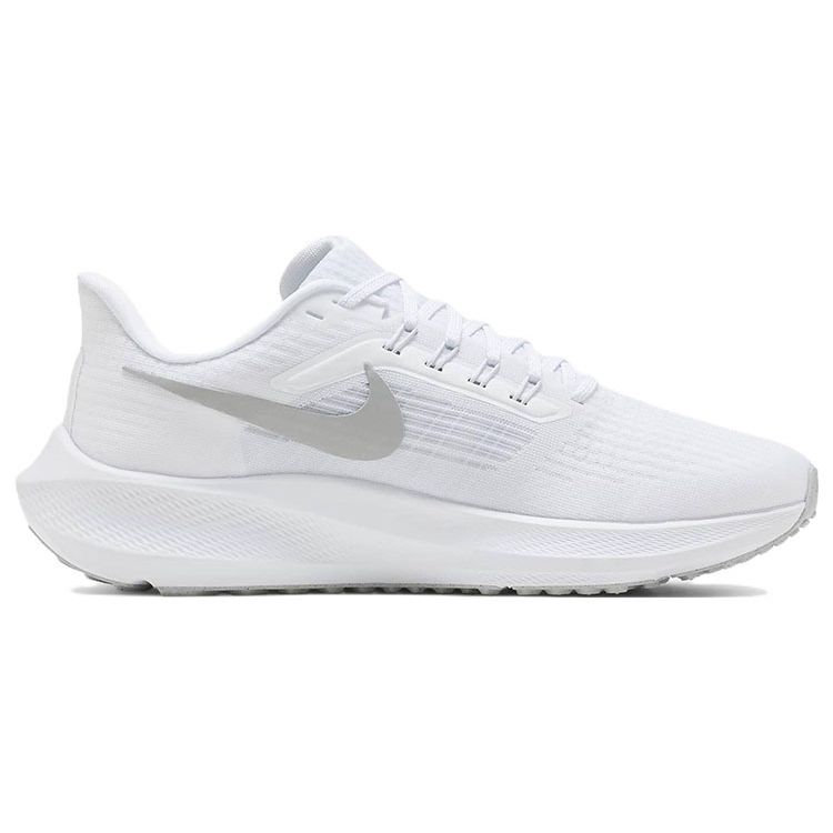 Nike Женские кроссовки Air Zoom Pegasus 39 Белый Чистый Платиновый Серый Туман Металлик Серебристый DH4072-100
