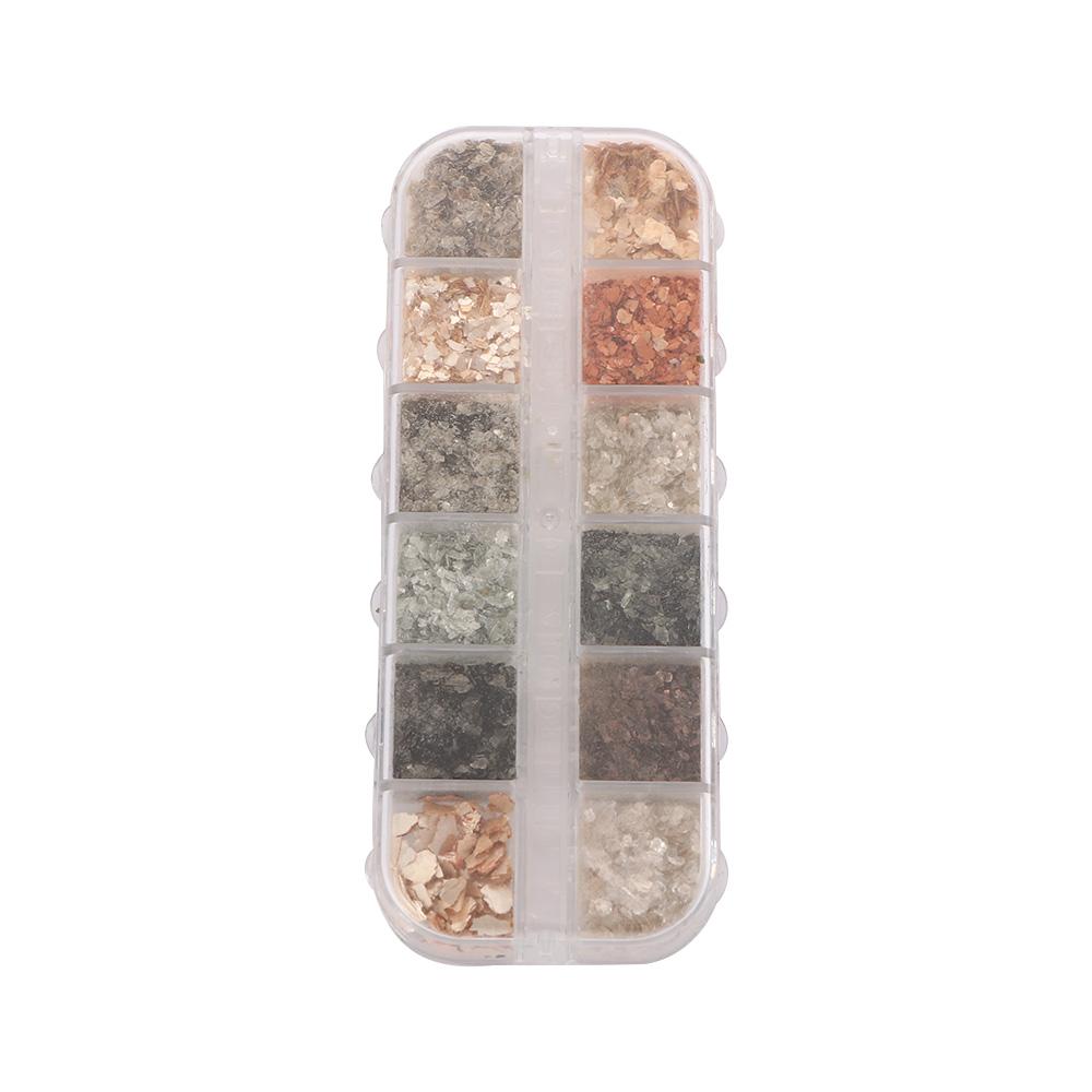 Жемчуг Ракушка Камень Блестки для ногтей Маникюрный аксессуар Наклейки для ногтей 3D Украшения для нейл-арта