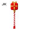 Festive Payment Tool Christmas Tap-to-Pay Wand, 3D Printed Credit Card Holder with Candy Unique Secret Santa Gift Cane Handle, Contactless Stick