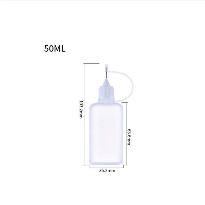 5/10/20/30/50/100 мл многоразовый аппликатор для клея пластиковая бутылка для инъекций эфирного масла флакон для пигмента