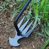 Long-term Use Rake Uprooting Weeding Tool Garden with Long Handle High Root-pulling Strength Polished Surface Weed Remover Supplies Practical