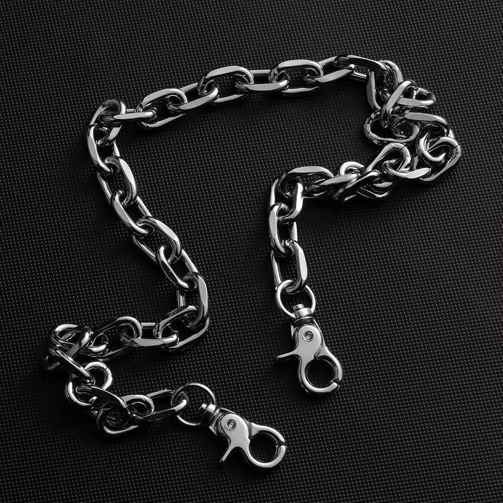 Big Ring Single Strands Rock Punk Wallet Chain Belt Pants KeyChain Hip Hop Jewelry Biker Link