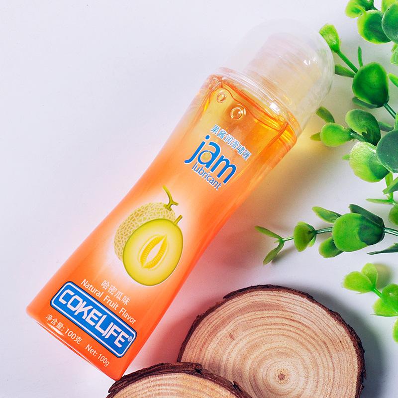 100г Съедобный фруктовый вкус Смазка для тела для улучшения секса пар на водной основе