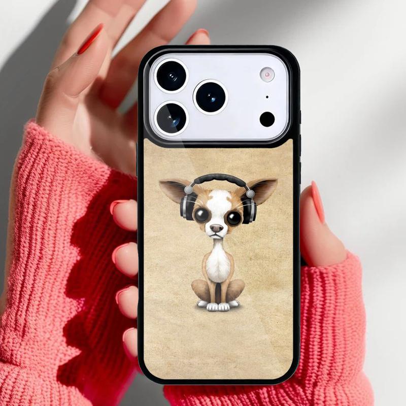 Милый чехол для телефона 'Мама чихуахуа' для iPhone 17 16 15 14 13 Pro Max Задняя крышка для 12 11 Pro Coque