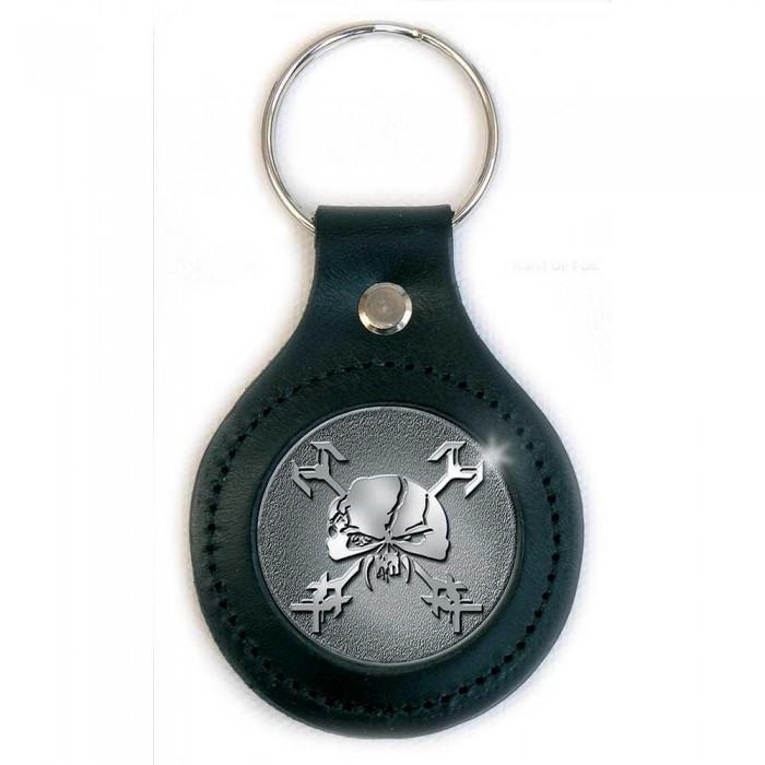 Iron Maiden Final Frontier Icon Leather Keyring