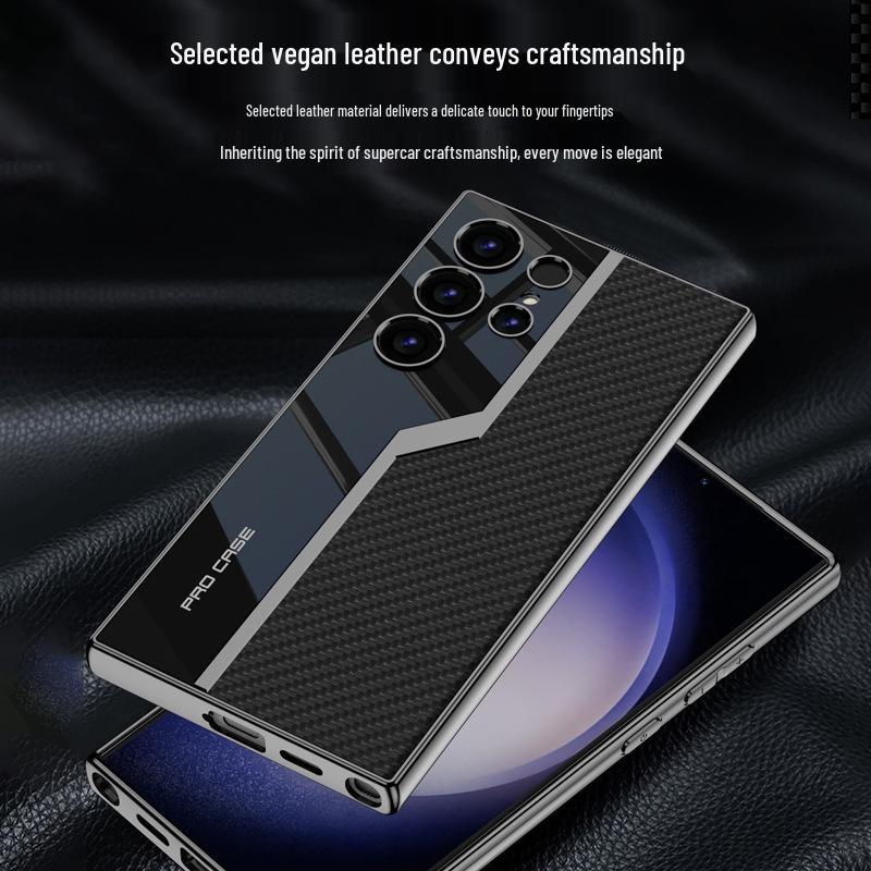 Чехол для телефона Samsung S23 Ultra Supercar из покрытой кожи - Ультратонкий дизайн